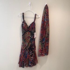 Alberto Maki cocktail dress.